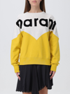 Isabel Marant Étoile Houston Crewneck Sweatshirt In Yellow
