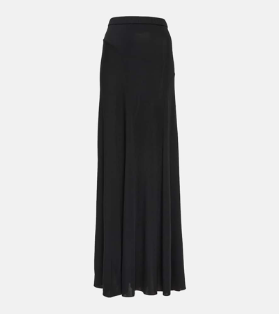 Tom Ford Black Elasticized Maxi Skirt