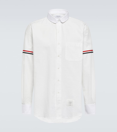 Thom Browne Classic Button-down Shirt In White