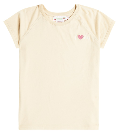 Bonpoint Kids' Asmae Cotton Jersey T-shirt In Green