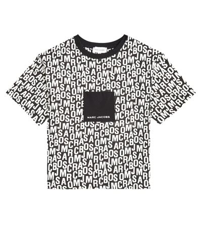 Marc Jacobs Kids' Logo Cotton Jersey T-shirt In Black