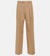 GUCCI GG WOOL JACQUARD STRAIGHT PANTS