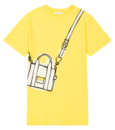 Marc Jacobs Kids' Tote Bag T-shirt Dress (4-12+ Years) In Yellow