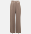 Fforme Maud High-rise Metallic Wide-leg Pants In Pink