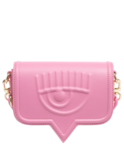 Chiara Ferragni Eyelike Crossbody Bag In Pink