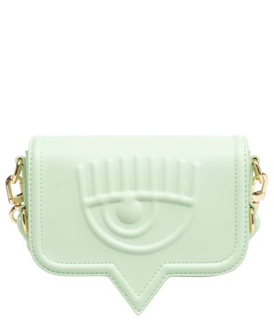 Chiara Ferragni Eyelike Crossbody Bag In Green