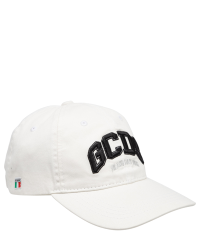 Gcds Baseball Hat With Embroidery In White