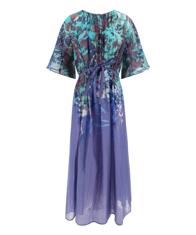 Forte Forte Heaven Long Dress In Blue