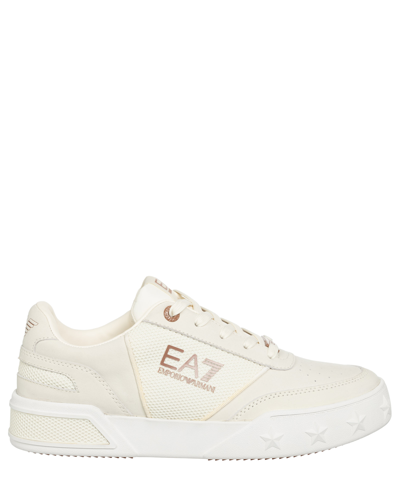 Ea7 Sneakers In Beige