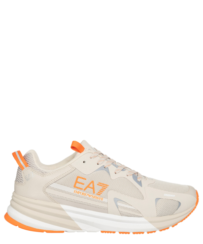 Ea7 Crusher Distance Sneakers In Beige