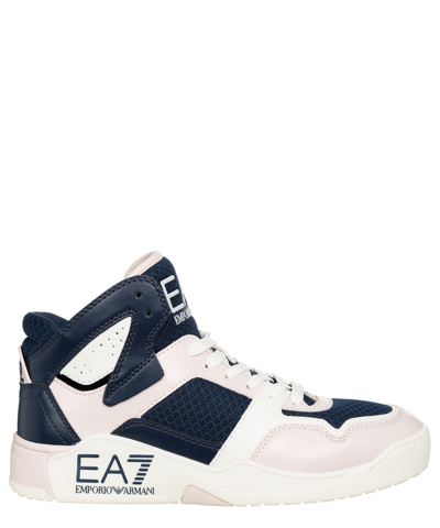 Ea7 High-top Trainers In Blue