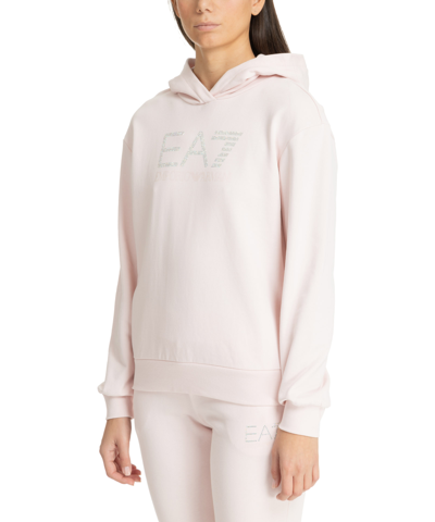 Ea7 Hoodie In Pink