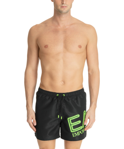Ea7 Swim Shorts In Black