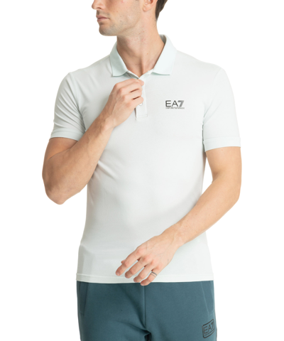 Ea7 Polo Shirt In Grey
