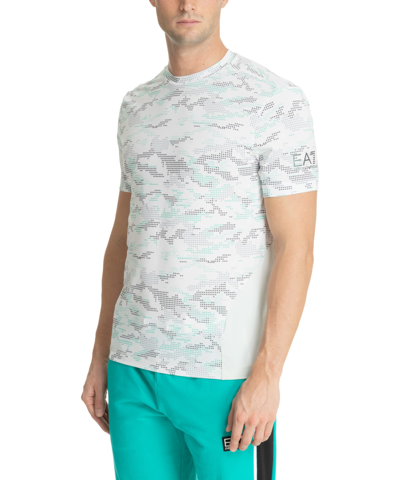 Ea7 Ventus 7 T-shirt In Fancy Grey