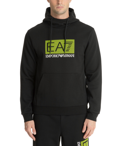 Ea7 Hoodie In Black