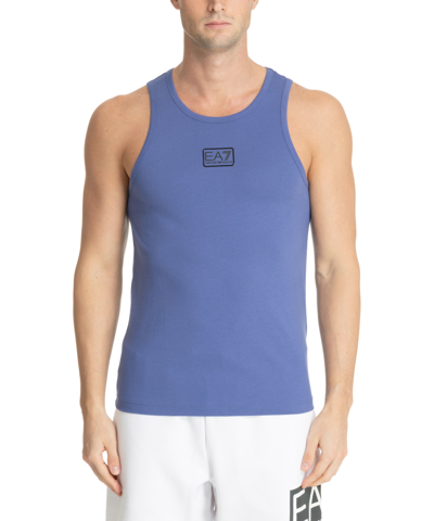 Ea7 Sleeveless T-shirt In Blue