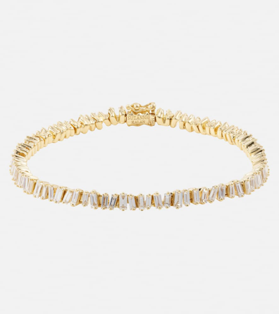 Suzanne Kalan 18kt Gold Bracelet With Diamonds