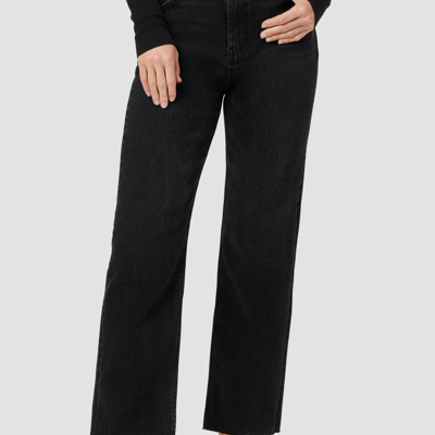 Hudson Remi High-rise Straight Ankle Jean In Black