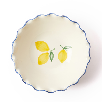 The Conran Shop Lemon Serve Bowl In Multi