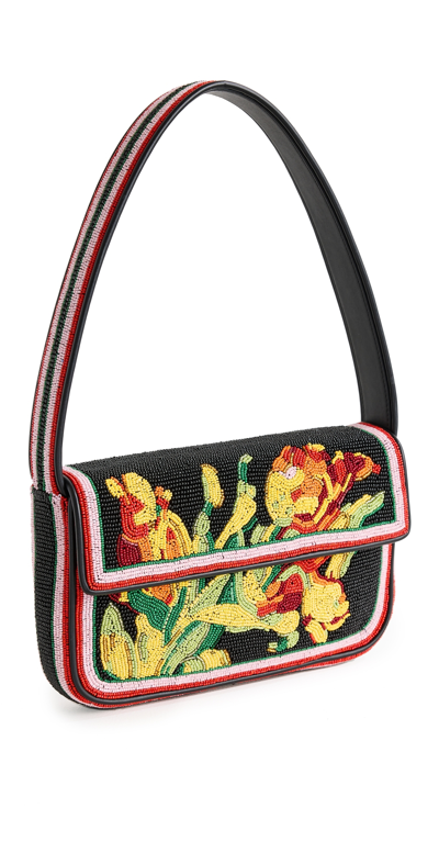 Staud Women's Tommy Beaded Floral Shoulder Bag In Dreamy Tulip