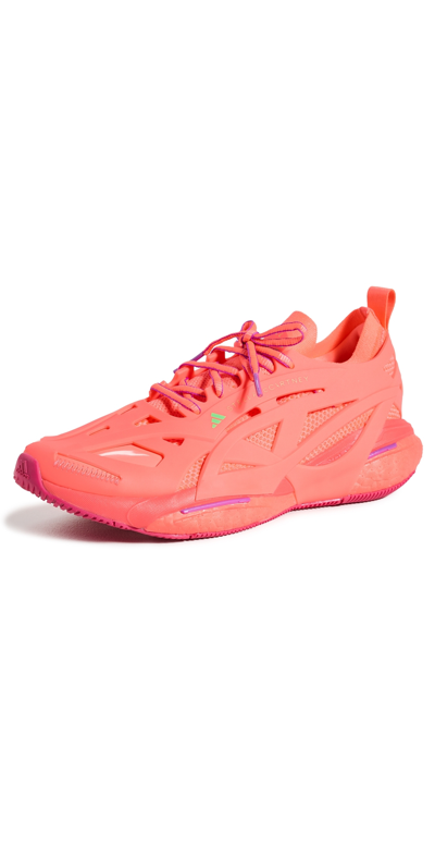 Adidas By Stella Mccartney Solarglide 针织运动鞋 In Pink