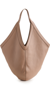 Mansur Gavriel Soft Medium Hobo Bag Biscotto In Biscotto