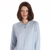 Minnie Rose Supima Cotton Cashmere Long Sleeve Polo Henley In Blue