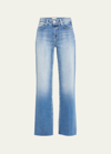 L Agence Danica High Rise Cropped Wide Leg Jean In Reno In Hayward