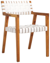 SAFAVIEH SAFAVIEH CIRE LEATHER DINING CHAIR