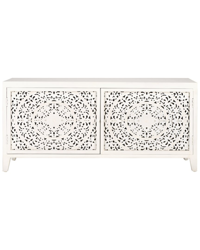 Safavieh Raura 2-shelf 2-door Media Stand In White