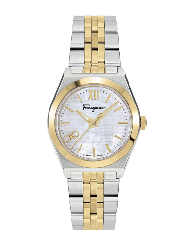 Ferragamo Women's Vega New Watch In Gold