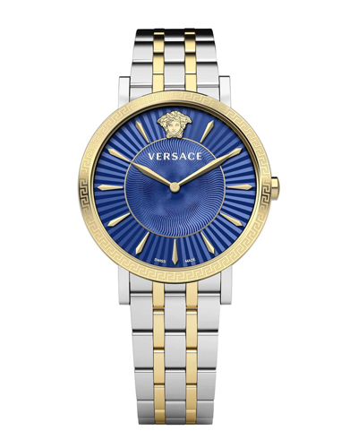 Versace V-eternal Bracelet Watch In Gold