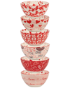 Certified International Set Of 6 Valentine's Day Bowls
