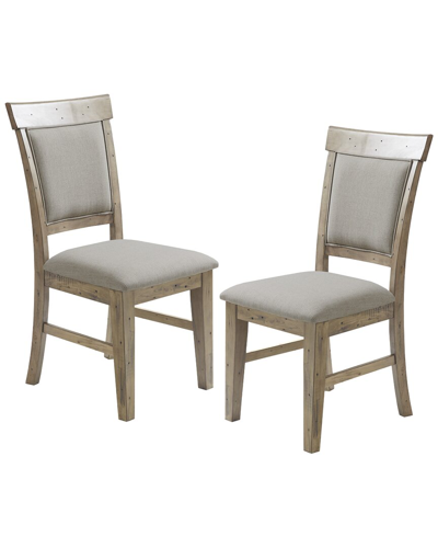 Ink+ivy Set Of 2 Oliver Dining Side Chair In White