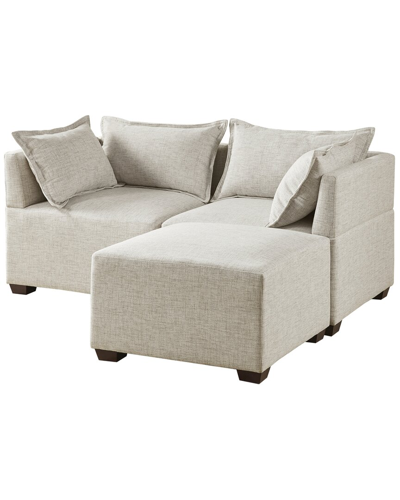 Ink+ivy Molly Modular Ottoman In Neutral