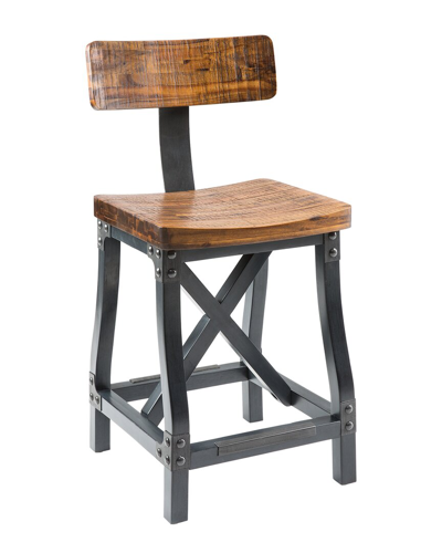 Ink+ivy Lancaster Counter Stool In Brown