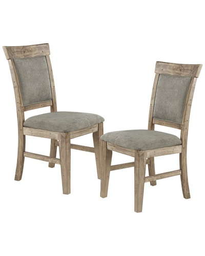 Ink+ivy Set Of 2 Oliver Dining Side Chair In Grey