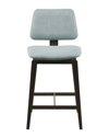 INK+IVY INK+IVY ROGUE ARMLESS 360 DEGREE SWIVEL COUNTER STOOL 25IN HIGH