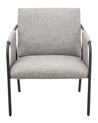 Ink+ivy Ryan Metal Frame Accent Chair In Grey