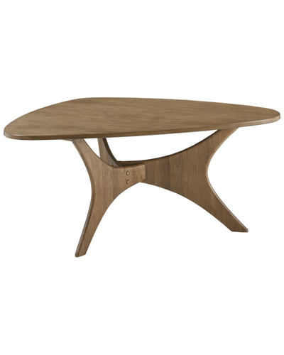 Ink+ivy Blaze Triangle Wood Coffee Table In Brown