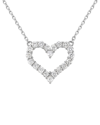 FOREVER CREATIONS SIGNATURE FOREVER CREATIONS 14K 1.00 CT. TW. DIAMOND HEART NECKLACE