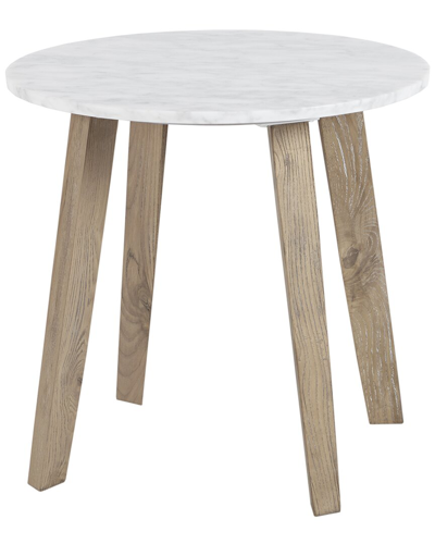 Ink+ivy Milo End Table In White