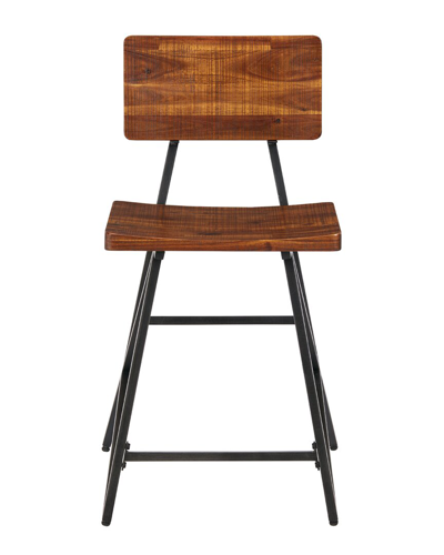 Ink+ivy Trestle Counter Stool In Brown