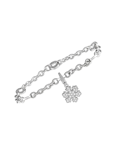 Bulgari 18k Snowflake Bracelet (authentic ) In Metallic