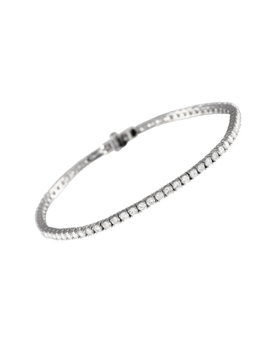 Diamond Select Cuts 14k 3.05 Ct. Tw. Diamond Tennis Bracelet In Metallic