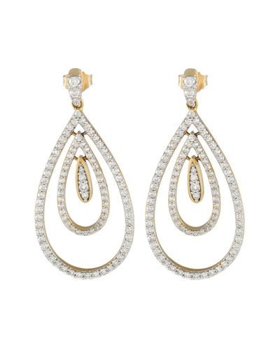 Diamond Select Cuts 14k 1.50 Ct. Tw. Diamond Earrings In Gold