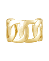 Rivka Friedman 18k Plated Motif Cuff Bracelet