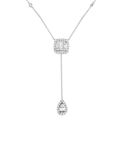 Diamond Select Cuts 14k 0.65 Ct. Tw. Diamond Necklace In Metallic