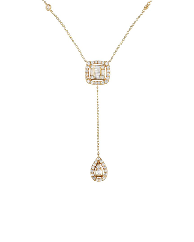 Diamond Select Cuts 14k 0.75 Ct. Tw. Diamond Necklace In Gold